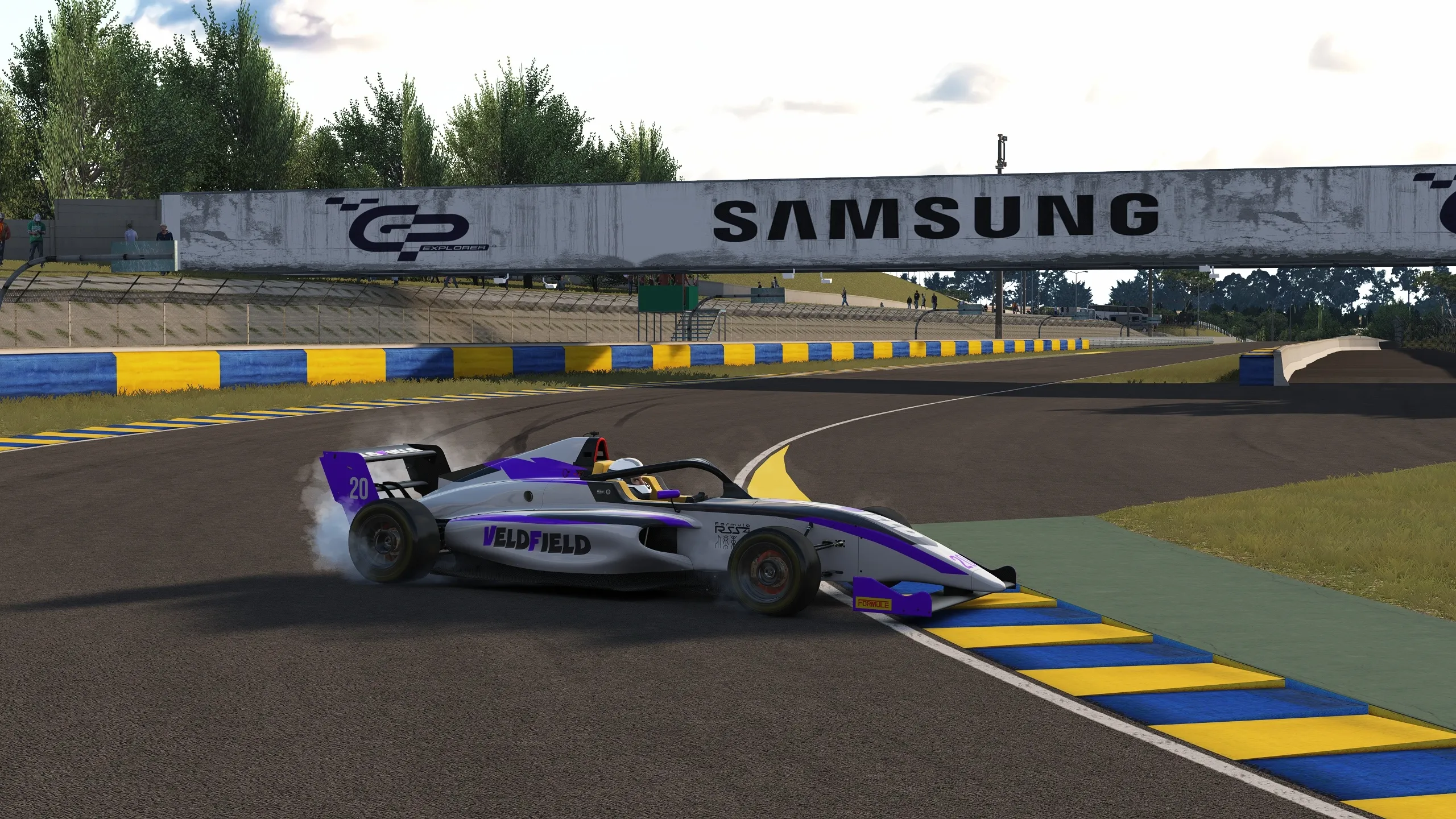 Photo drone du circuit de Mirecourt